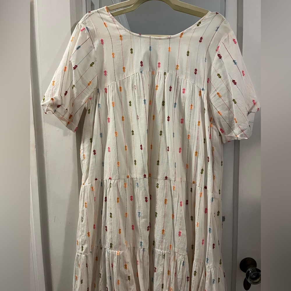 Colorful Floral Kids Dress
